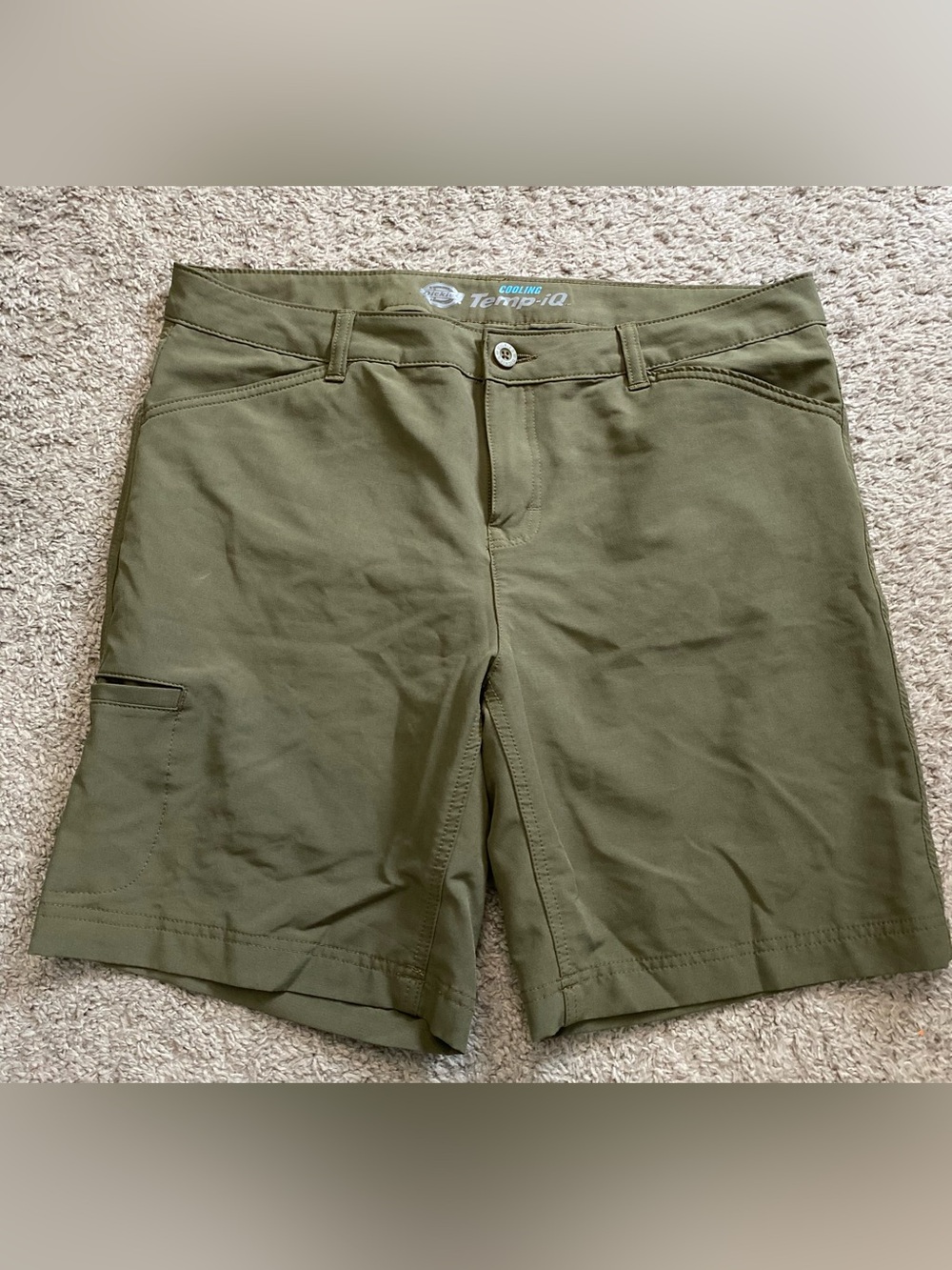 Dickies Olive Green Men’s Flat Front Shorts